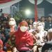 Walikota Eva Dwiana Nobar Final Piala Dunia di Tugu Adipura