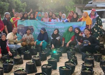 Mahasiswa KKN Unila Edukasi Warga Pakuan Manfaatkan Perkarangan