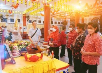 Jelang Imlek, Walikota Bandar Lampung Tinjau Kesiapan Sejumlah Vihara
