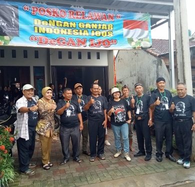 Relawan Ganjar Resmikan Degan Ijo Lampung