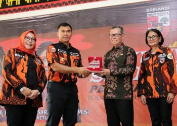 Pengukuhan Srikandi Pemuda Pancasila, Sekdaprov Sebut Peran Perempuan dalam Pembangunan