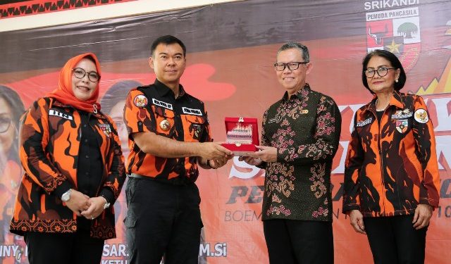 Pengukuhan Srikandi Pemuda Pancasila, Sekdaprov Sebut Peran Perempuan dalam Pembangunan