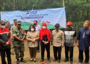 Gemapatas,  BPN Bandar Lampung Pasang 100 Patok di Aset Pemkot