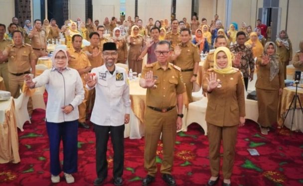 Sekdaprov Lampung Buka Rakor Implementasi Desa Ramah Perempuan dan Peduli Anak