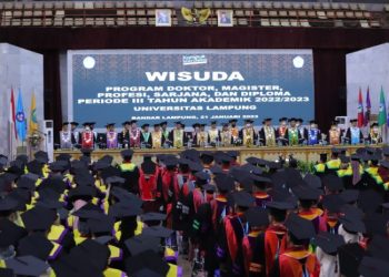 Unila Wisuda 897 Lulusan, Rektor Ingatkan Tanggungjawab Sosial di Masyarakat