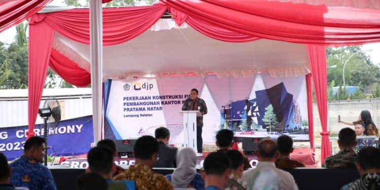 Gubernur Arinal Apresiasi Dirjen Pajak atas Pembangunan Kantor Pelayanan Pajak di Natar Lampung Selatan