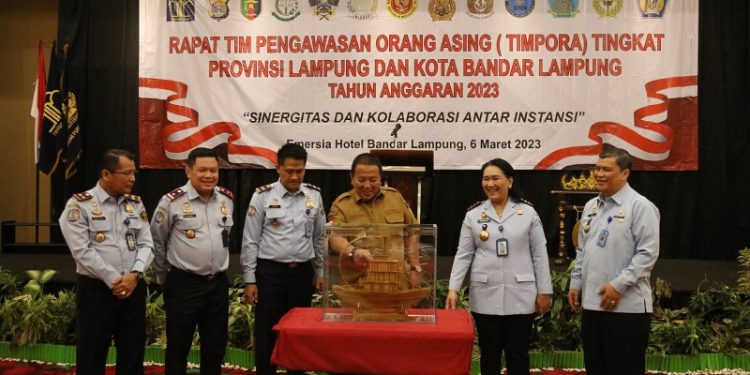 Gubernur Buka Rakor Tim Pengawasan Orang Asing Tingkat Kota dan Provinsi Lampung