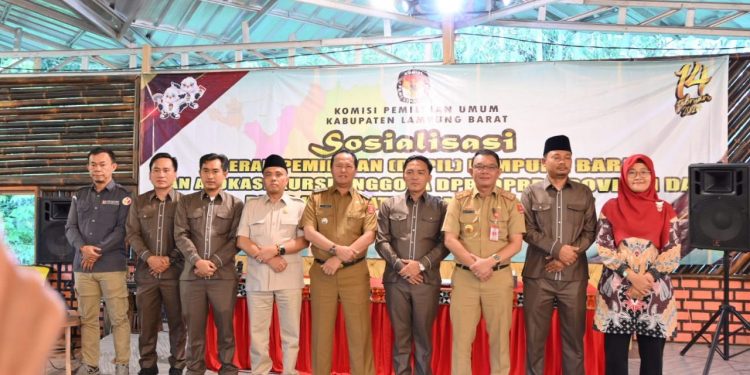 Sosialisasi tentang Daerah Pemilihan dan Alokasi Kursi Anggota Dewan, Pj. Bupati Lambar Nukman Ajak Masyarakat  Jaga Keharmonisan