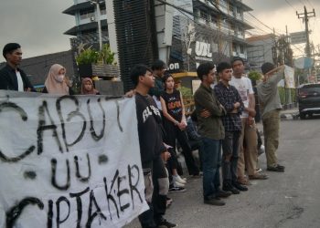 Mahasiswa Lampung Tuntut Pemerintah Cabut Regulasi Anti Rakyat