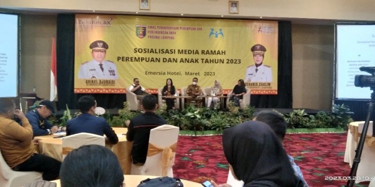 Dinas PPPA Lampung Ajak Media Lebih Ramah Perempuan dan Anak dalam  Pemberitaan
