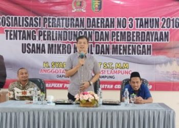 Anggota DPRD Lampung Syarif Hidayat Ajak Masyarakat Jadi Pengusaha