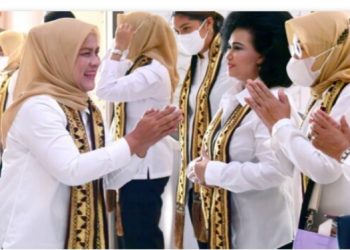 Kunjungan Kerja,Ibu Negara Iriana Jokowi Bersama OASE KIM ke Provinsi Lampung