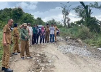 Pj Bupati Lampung Barat Nukman  Siapkan Anggaran 59 Miliar Untuk  Perbaikan Jalan Lumbok Seminung