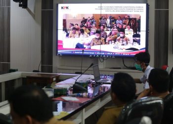 Dukung Pemberantasan Korupsi, Penjabat Bupati Lampung Barat Rakor Pencegahan Korupsi Bersama KPK RI