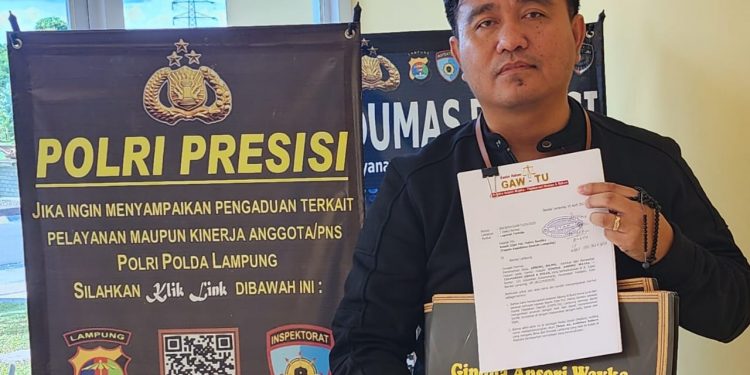 Diduga Sebarkan Berita Hoaks Tentang Lampung, Anshori Polisikan Akun TikTok Awbimax Reborn