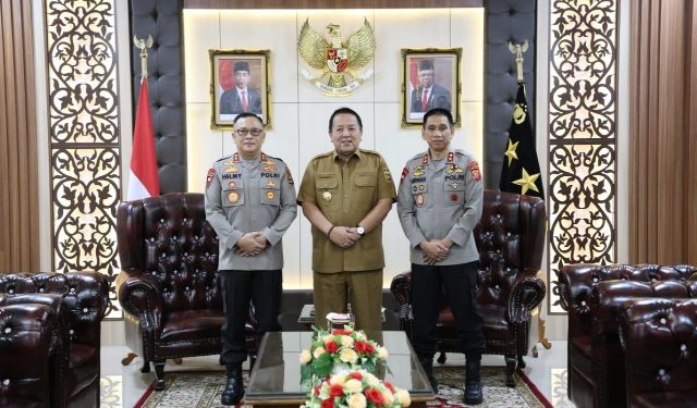 Gubernur Arinal Sampaikan Terimakasih Atas Pengabdian Irjen Pol. Akhmad Wiyagus dan Selamat Bertugas Irjen. Pol. Helmy Santika