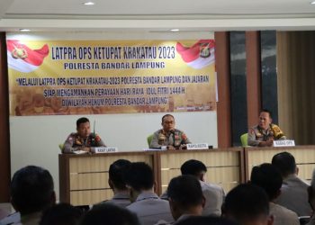 Kapolresta Bandar Lampung Intruksikan Buat Pos Pengamanan Mudik Semenarik Mungkin