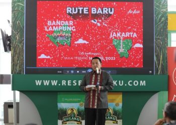 Gubernur Berharap Penerbangan AirAsia Lampung – Jakarta Bisa Kembangkan Pariwisata Daerah