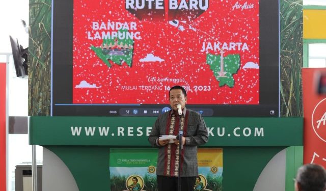 Gubernur Berharap Penerbangan AirAsia Lampung – Jakarta Bisa Kembangkan Pariwisata Daerah