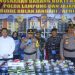 Polda Lampung Musnahkan 168,2 Kg Shabu dan 91,3 Kg Ganja