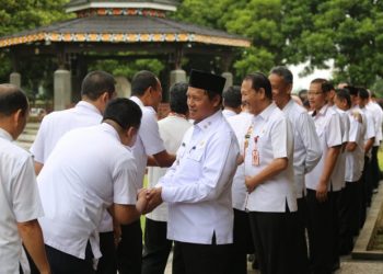 Pj. Bupati Lampung Barat Gelar Halal Bi Halal Bersama Jajaran dan ASN