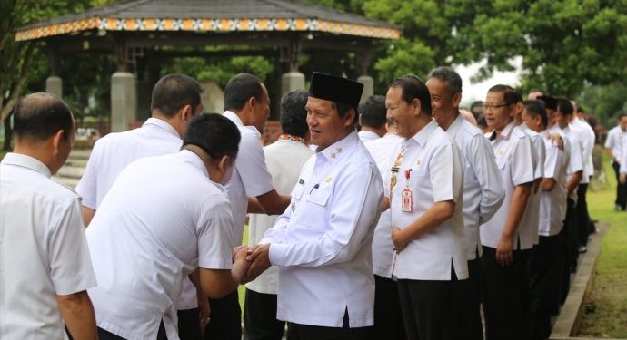 Pj. Bupati Lampung Barat Gelar Halal Bi Halal Bersama Jajaran dan ASN