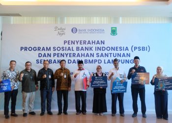 Semarak Ramadhan, BI dan BMPD Lampung Salurkan 2.100 Paket Sembako dan 250 Al-Quran