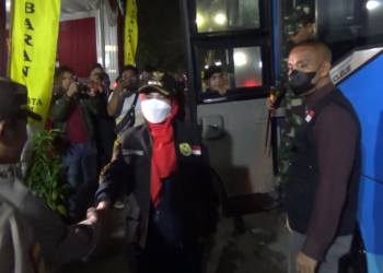 Walikota Eva Dwiana Bersama Forkopimda Pantau Pos Pengamanan & Pelayanan Mudik Lebaran 2023