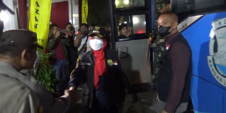 Walikota Eva Dwiana Bersama Forkopimda Pantau Pos Pengamanan & Pelayanan Mudik Lebaran 2023