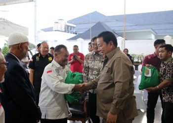 Gubernur Arinal Terima Silaturahmi Serikat Buruh dan Pekerja se-Provinsi Lampung di Mahan Agung