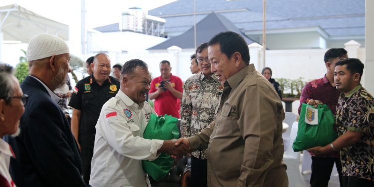 Gubernur Arinal Terima Silaturahmi Serikat Buruh dan Pekerja se-Provinsi Lampung di Mahan Agung