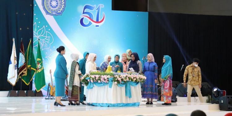 Ketua TP PKK Lampung Riana Sari Hadiri Peringatan Hari Kesatuan Gerak PKK ke-51 di Kota Medan