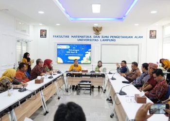 Rektor Unila Dorong Seluruh Prodi FMIPA Terakreditasi Unggul