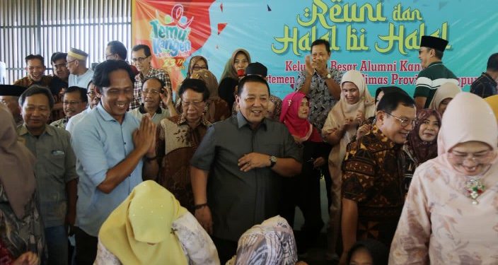 Gubernur Arinal Hadiri Reuni dan Halal Bihalal Alumni Kanwil Departemen Pertanian dan Bimas Provinsi Lampung 