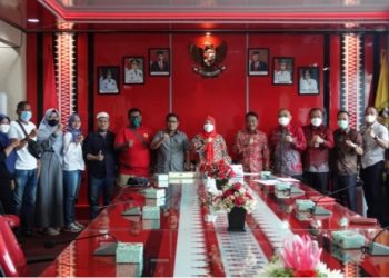 Terima Audensi, Walikota  Eva Ajak  SMSI Ikut Sosialisasikan Program Pemerintah