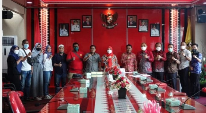 Terima Audensi, Walikota  Eva Ajak  SMSI Ikut Sosialisasikan Program Pemerintah