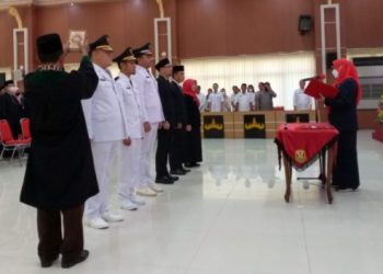 Walikota Eva Dwiana Lantik 146 Pejabat  Pemkot Bandar Lampung