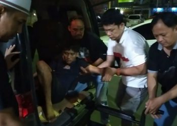 Tim Buser Polsek Tanjung Senang Tembak  Pelaku Begal Motor