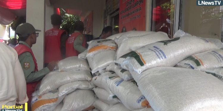 Pemkot Bandar Lampung Salurkan 2.000 Ton Beras Dari Bapanas