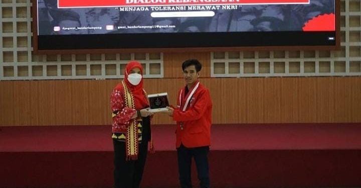 Pelantikan DPC GMNI, Walikota Eva : Berikan yang Terbaik Untuk Kota Bandar Lampung