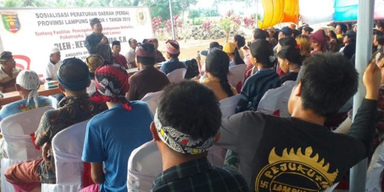 Anggota DPRD Ketut Erawan  Sosialisasikan Perda Tentang Pencegahan Penyalahgunaan Narkotika