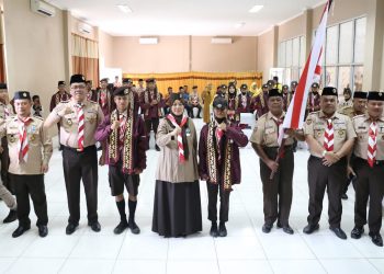 Wagub Chusnunia Lepas Kontingen Pramuka Lampung Ikuti Lomba Tingkat V Nasional