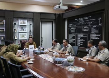 Terima Kunjungan Jajaran BPN Lampung, Gubernur Arinal Berharap Terus Tingkatkan Sinergitas