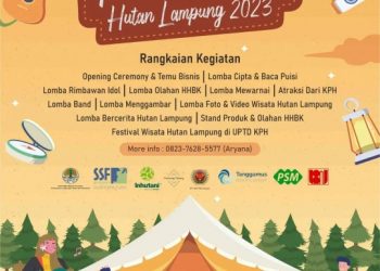 Festival Wisata Hutan 2023, Perbanyak Agenda Pariwisata Lampung