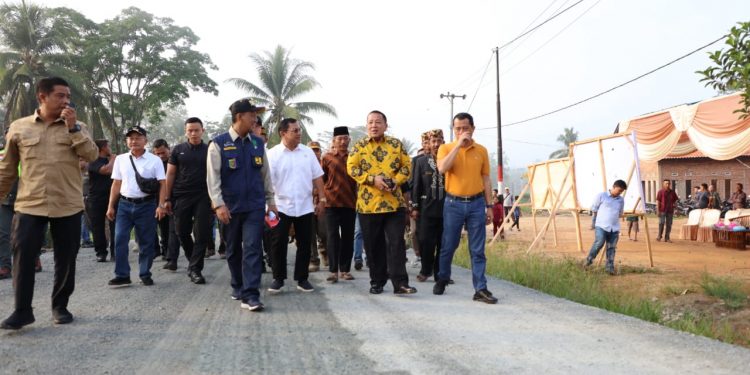 Gubernur Arinal Tinjau Pengerjaan Jalan Provinsi di Tubaba dan Way Kanan