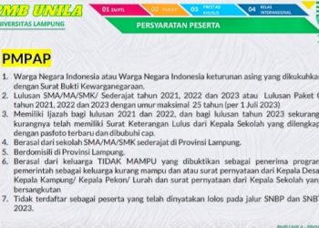 PMPAP Unila 2023 Dibuka, Berikut Syarat dan Cara Daftar PMPAP