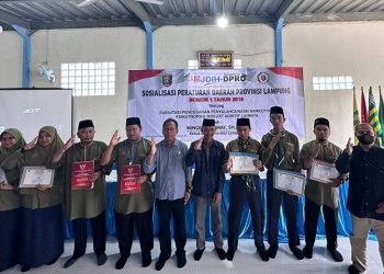Ketua DPRD Lampung MingrumGumay Sosperda di SMA Muhammadiyah Boarding School Lampung Tengah