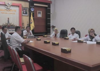 Pemprov Lampung Mengikuti Rakor Penanganan Gagal Panen Akibat Banjir