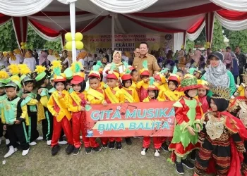 Penguatan Transisi dari PAUD ke SD, Pemprov Lampung Gelar Parade Drumband