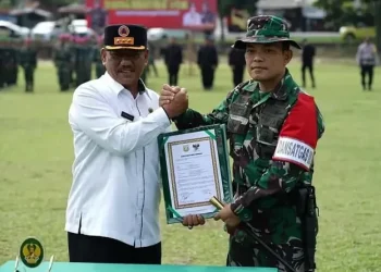 Plt. Sekda Resmikan TMMD Ke-116  Berlokasi di Kelurahan Panjang Utara Bandar Lampung